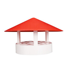 3 Pcs Car Radiator Cap Easy-To-Use Rain Cap 24x24cm Red