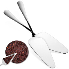 2Pcs Stainless Steel Cake Servers For Wedding And Pizza Serving