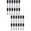 24 Pcs 6.35Mm Mono Plug To 3.5Mm Mono Adapter Converter 7