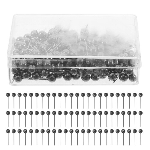 800 Pcs Heavy Duty Round Head Map Pins For Cork Board 1