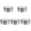 5Rolls Aluminum Tape Conductive Foil Silver Adhesive Insulation Tape 4