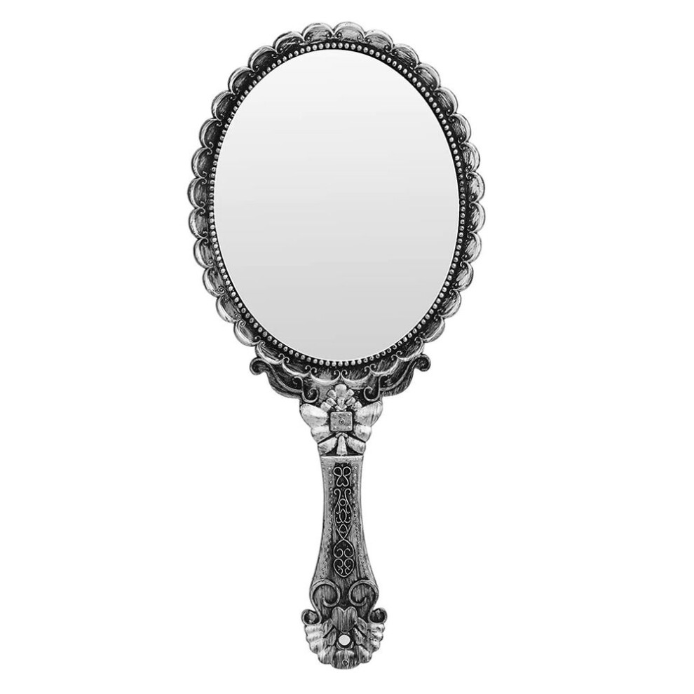 Artibetter 2 Pcs Handheld Beauty Mirror Travel Miss Vanity Vintage Portable