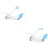 2Pcs Pet Nail Clipper With Magnifying Glass For Mini Hedgehog 7