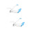 2Pcs Pet Nail Clipper With Magnifying Glass For Mini Hedgehog 8