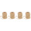4Rolls Raffia Paper Rope Natural Twine for DIY Decor 4
