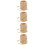 4Rolls Raffia Paper Rope Natural Twine for DIY Decor 8