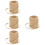 4Rolls Raffia Paper Rope Natural Twine for DIY Decor 7