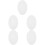 5 Count Oval Canvas Panel Canvases For Painting Oil Frame 6