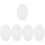 5 Count Oval Canvas Panel Canvases For Painting Oil Frame 5