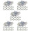 5Pcs 3 Bags Wedding Ring Confetti Glitter Paper Diamond Table Scatter 8