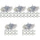 5Pcs 3 Bags Wedding Ring Confetti Glitter Paper Diamond Table Scatter 3