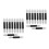 2 Pack Eye Makeup Applicators Sponge Brush Set Brushes For Eyebrow 9