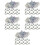 5Pcs 3 Bags Wedding Ring Confetti Glitter Paper Diamond Table Scatter 7