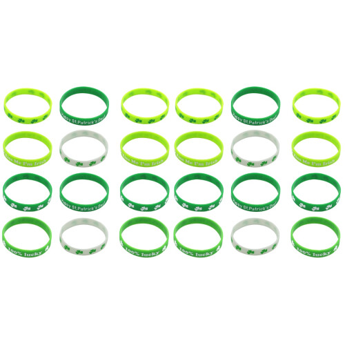 2 Pieces Bulk St Patrick Bracelets Patricks Day Decorations Party 1