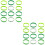 2 Pieces Bulk St Patrick Bracelets Patricks Day Decorations Party 6