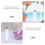 40Pcs Multifunctional Transparent Glass Bottles with Cork Stopper 8