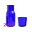 2 Sets Water Bottle Leak Proof Cup Carafe With Blue Glasses Drinking 9