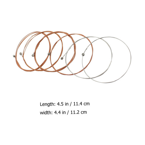 24 Pcs Stainless Steel Acoustic Guitar Strings 1