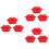 3 Count Baby Prank Pacifier Soother Lips Pacifiers Newborn Silicone 10