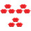 3 Count Baby Prank Pacifier Soother Lips Pacifiers Newborn Silicone 7