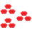 3 Count Baby Prank Pacifier Soother Lips Pacifiers Newborn Silicone 11