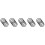 25 Pcs Crystal Bowl Washer Rubber Durable Mat 9