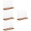 Menu Holder Transparent Display Board For Decor 4pcs 7