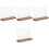 Menu Holder Transparent Display Board For Decor 4pcs 3