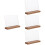 Menu Holder Transparent Display Board For Decor 4pcs 6