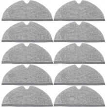 10pcs Full Coverage Mopping Cloths for Xiaomi Roborock S5 S50 S51 S55 S6 S6 MAXV S5 MAX Q7 MAX Q7 MAX+ Q8 Max Q8 Max+ Q5 Pro Q5 Pr SSWH