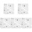 5 Sets Crafting Patchwork Template Fabric Templates Sewing 2