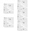 5 Sets Crafting Patchwork Template Fabric Templates Sewing 10