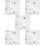 5 Sets Crafting Patchwork Template Fabric Templates Sewing 8