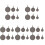 30 Pcs Outdoor Stainless Steel Training Targets 4