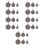 30 Pcs Outdoor Stainless Steel Training Targets 9