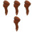 4Pcs Artificial Pig'S Foot Model For Bakery Photography Decor 5