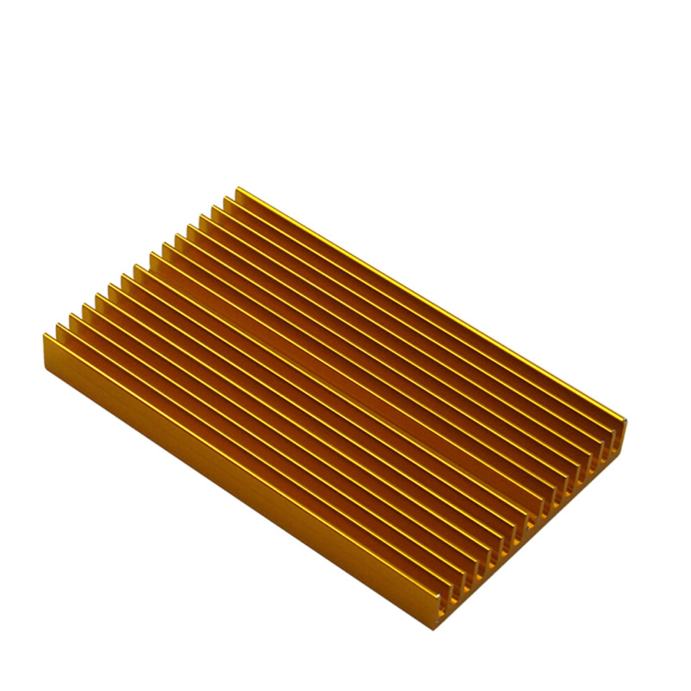 2 Count Cpu Thermal Paste Aluminum Heat Sink For Ic Chip Pcb Radiator Light 013748072949