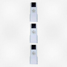(AC114-01 1 control 3Set) White Multi-Channel Remote Control compatible with TV, Set-Top Box, DVD - Compact & Easy to Use
