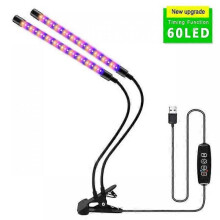 (60LED) Full Spectrum LED Grow Light USB Phyto Lamp Fitolamp with Control Phytolamp for Plant Seedlings Flower Home Tent Growth Lighting