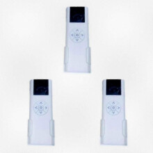 (AC114-06 6 control 3Set) White Multi-Channel Remote Control compatible with TV, Set-Top Box, DVD - Compact & Easy to Use