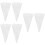 6 Pcs Pastry Bags Cake White Cotton Canvas Bracket 7