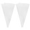 6 Pcs Pastry Bags Cake White Cotton Canvas Bracket 1