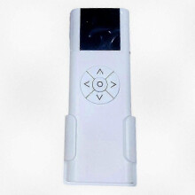 (AC114-02 2 control 1Set) White Multi-Channel Remote Control compatible with TV, Set-Top Box, DVD - Compact & Easy to Use