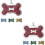 8 Pcs Pet Id Tag Cute Id Card Alloy 6