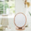 2 Pack Wooden Vanity Mirror Student Makeup Mirrors Small Dresser 10