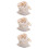 3Pcs Reusable Small Round Beans Natural Stoneware Baking Weights 500g 10