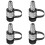 4 Count Hydraulic Quick Coupler Agricultural Disconnect Coupling 5