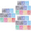 30Feuilles Stickers Alphabet Numéros Pour Décor Bureaux 6