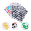 30Feuilles Stickers Alphabet Numéros Pour Décor Bureaux 11