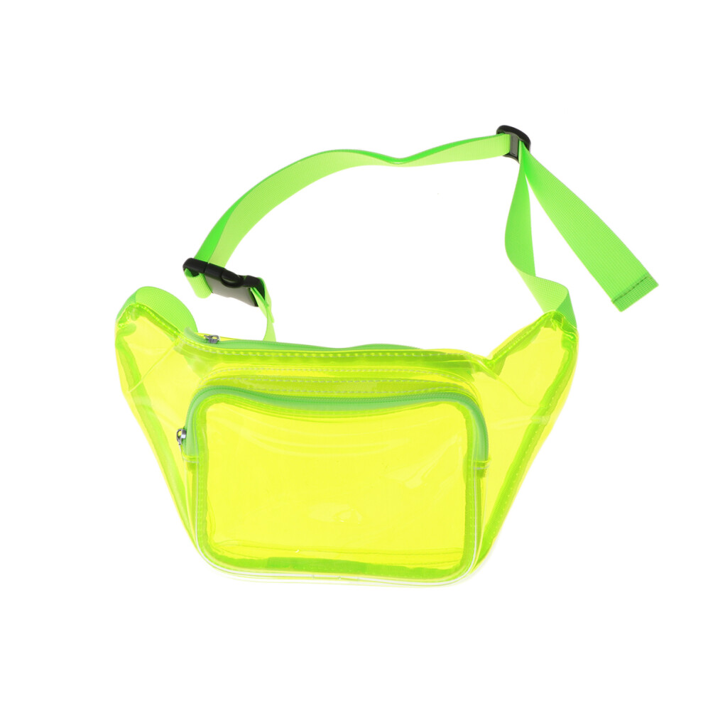 3Pcs Transparent Waist Bag For Women Girls Green-image-OPC-PKYGDTM-NEW